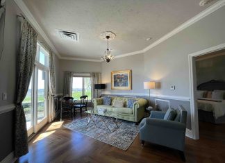 guest room at Chateau Chantal